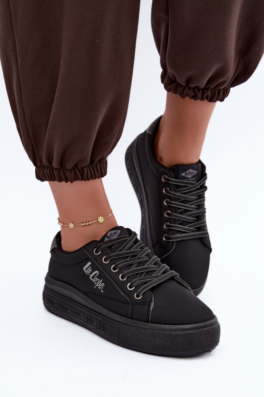 brīvā laika apavi ar platformu Lee Cooper LCJ-26-44-4560 Melns