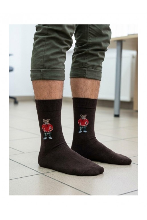 Vīriešu zeķes Bluzie Czekoladowe