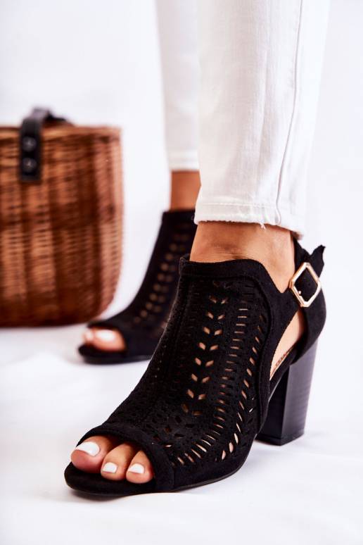 Sieviešu puszābaki Cut Out melnas...