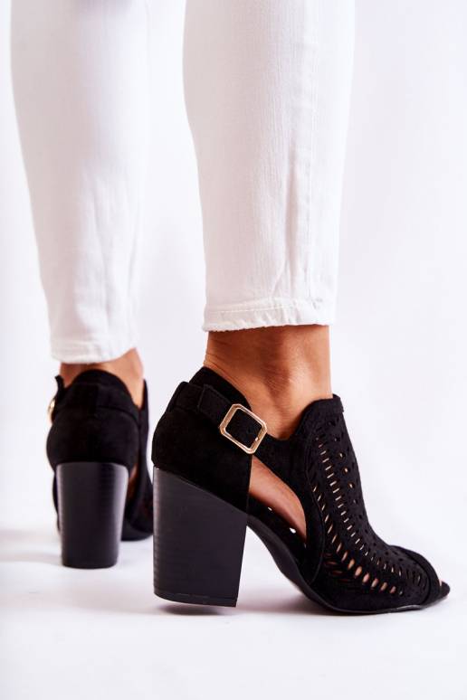 Sieviešu puszābaki Cut Out melnas...