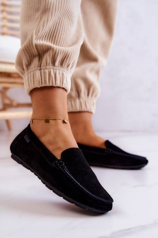 Zamšādas mokasīni Big Star melnas krāsas Zamšādas mokasīni Big Star melnas krāsas