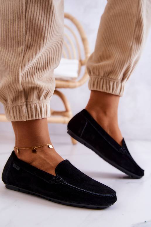 Zamšādas mokasīni Big Star melnas krāsas Zamšādas mokasīni Big Star melnas krāsas