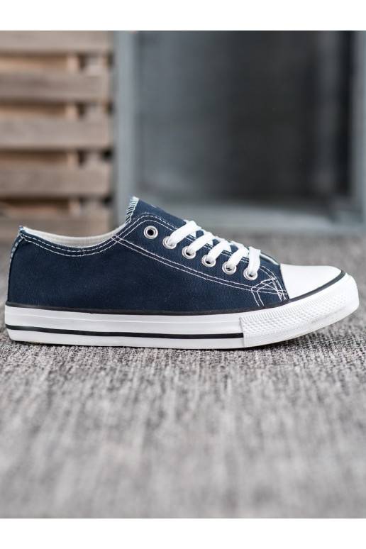 Klasiska modeļa CIEMNOZilas krāsas brīvā laika apavi 