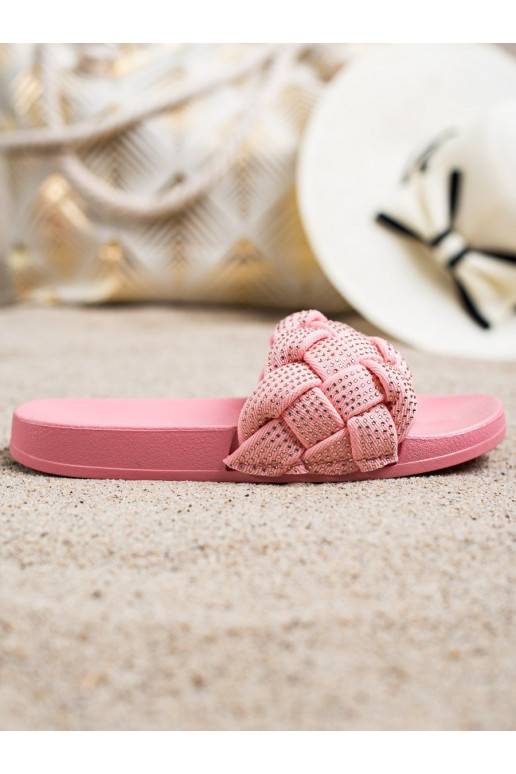 Tekstila čības ar mirdzošiem spīdumiem 