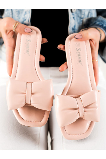 Rozā krāsas Čības ar bantītēm  2