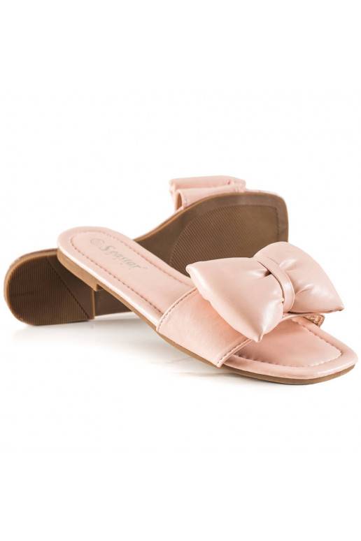 Rozā krāsas Čības ar bantītēm 