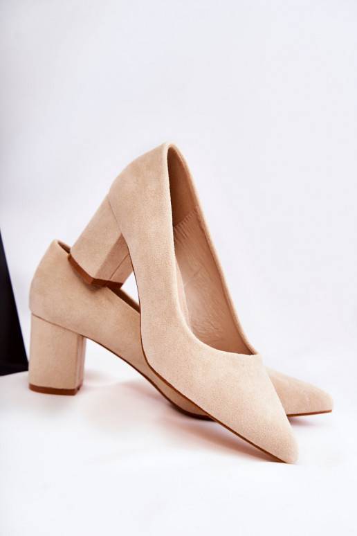 Klasiska modeļa Kurpes zamšādas ar...