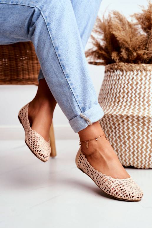 Lu Boo Balerīnas smilšu krāsas Carry Lu Boo Balerīnas smilšu krāsas Carry