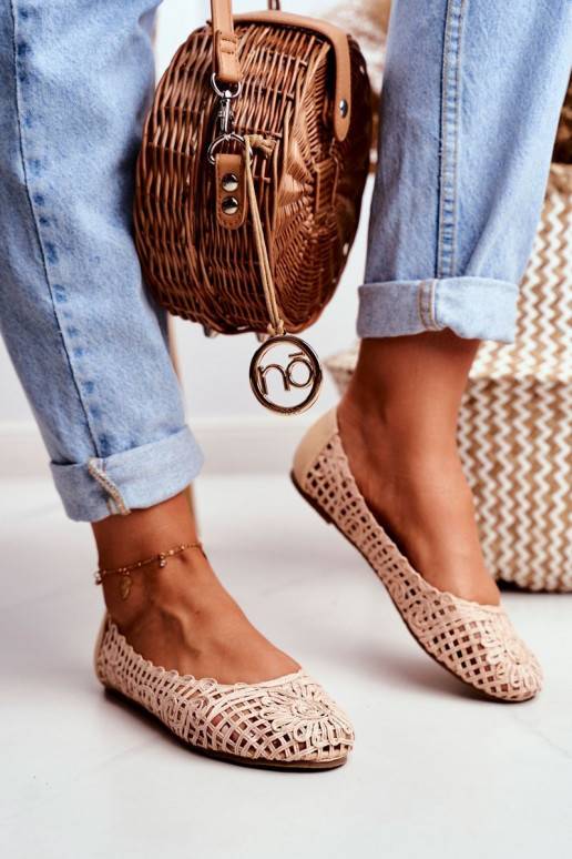 Lu Boo Balerīnas smilšu krāsas Carry Lu Boo Balerīnas smilšu krāsas Carry