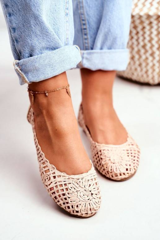 Lu Boo Balerīnas smilšu krāsas Carry Lu Boo Balerīnas smilšu krāsas Carry