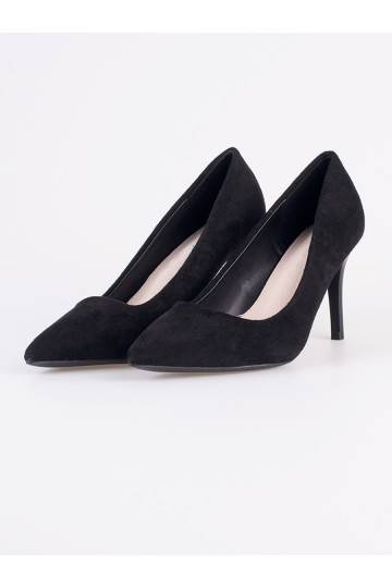 zamšādas Melnas krāsas szpilki Shelovet 2