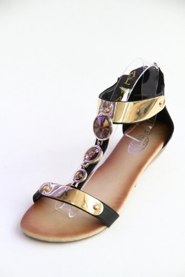 Sandales ar zelta krāsas...