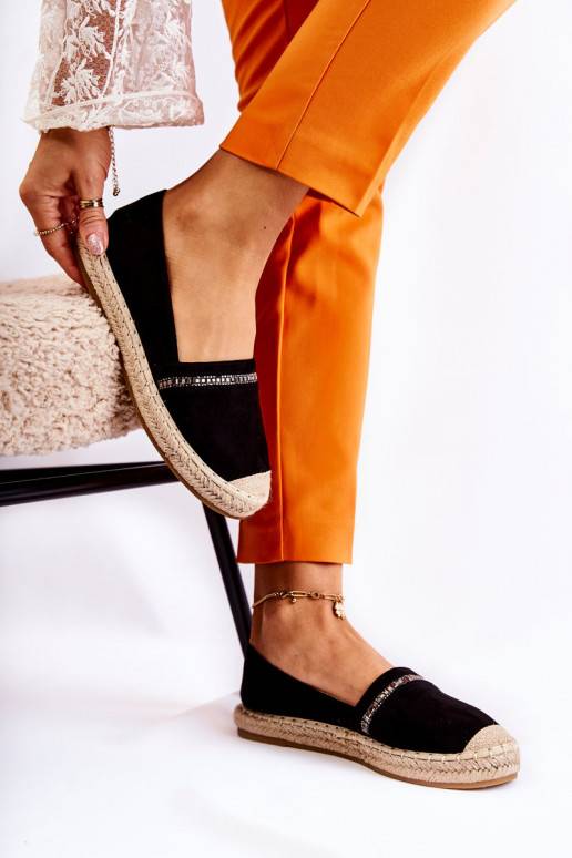 Klasiska modeļa espadrilles melnas... Klasiska modeļa espadrilles melnas...