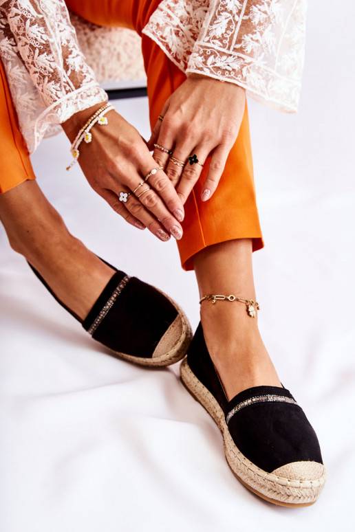 Klasiska modeļa espadrilles melnas... Klasiska modeļa espadrilles melnas...