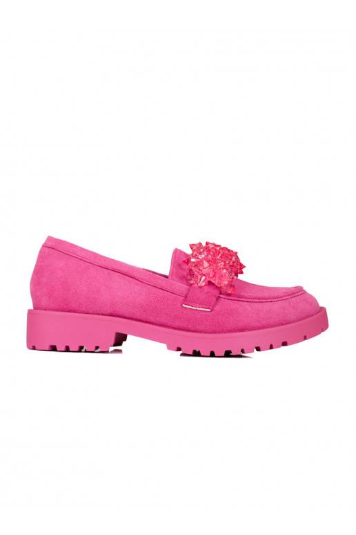 zamšādas sieviešu mokasīni Shelovet  rozā krāsa