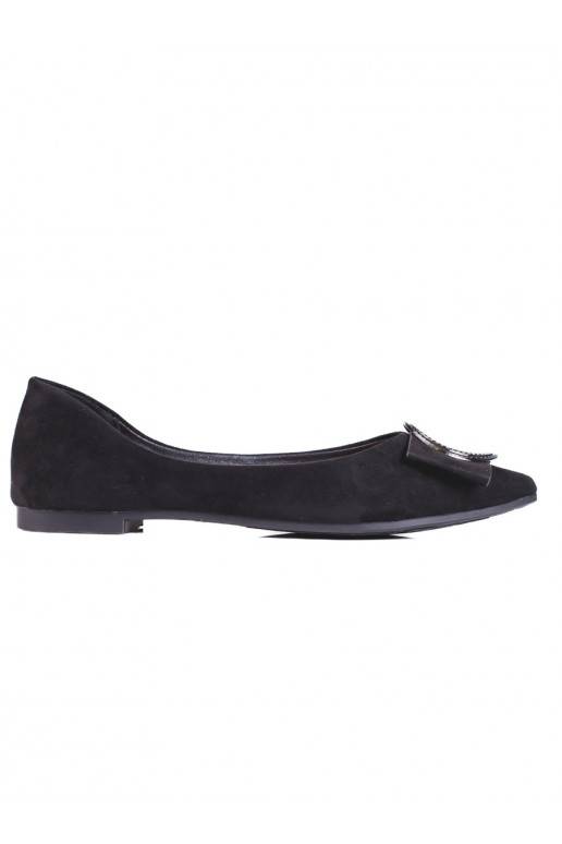 zamšādas baleriny damskie Shelovet Melnas krāsas
