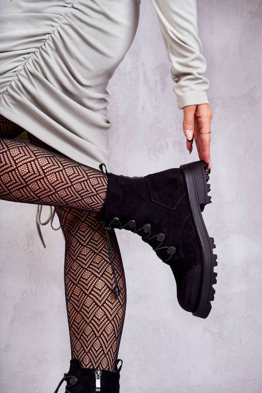 zamšādas siltināti Sieviešu puszābaki...