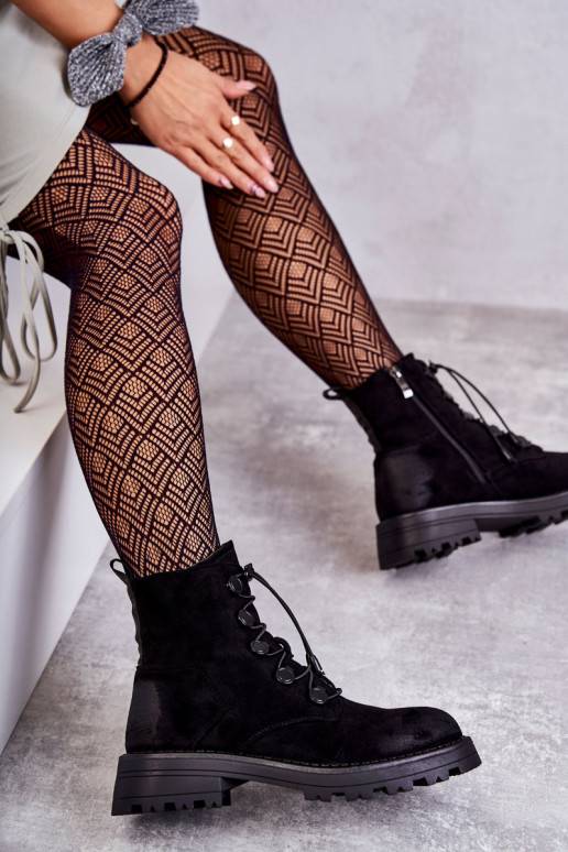 zamšādas siltināti Sieviešu puszābaki...