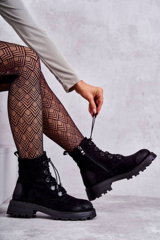 zamšādas siltināti Sieviešu puszābaki...