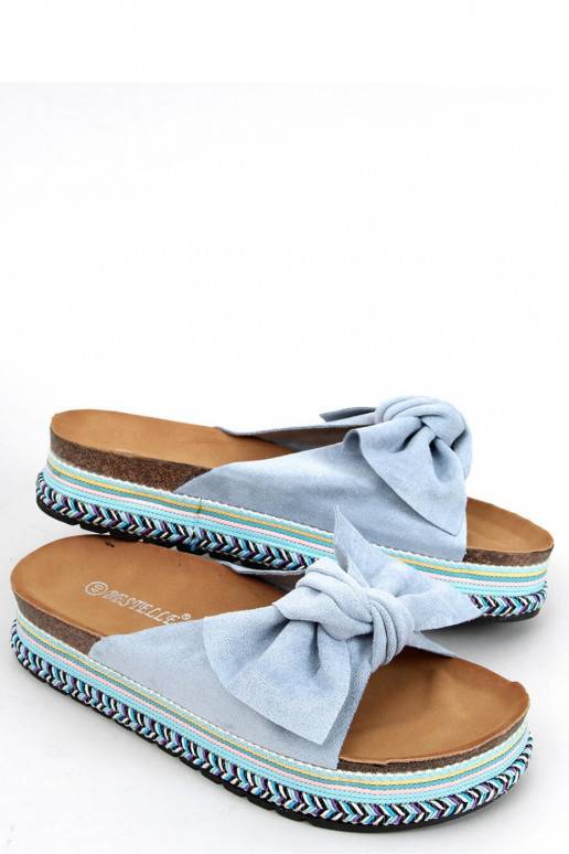 Čības zilā krāsā Inello