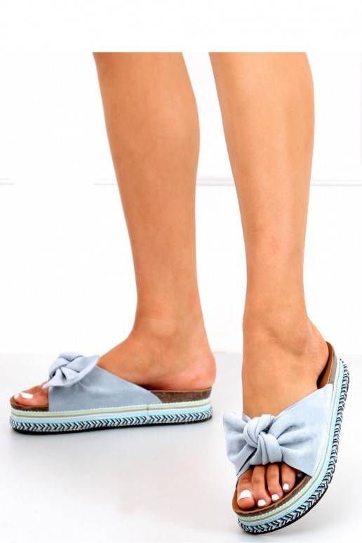 Čības zilā krāsā Inello