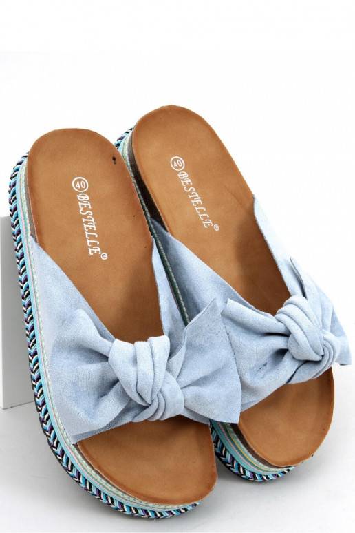 Čības zilā krāsā Inello