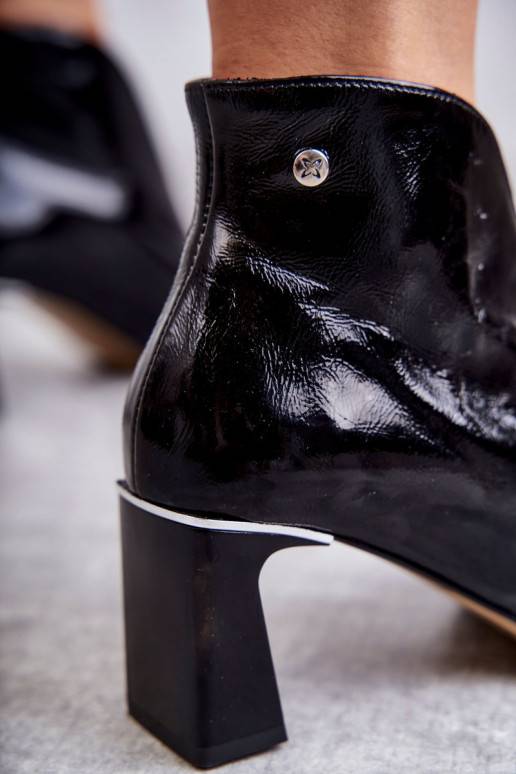 Sieviešu puszābaki ar papēdi melnas...