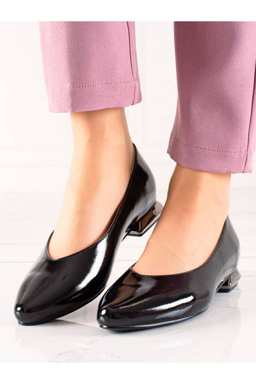 Kurpes z ozdobnym obcasem  Potocki Melnas krāsas