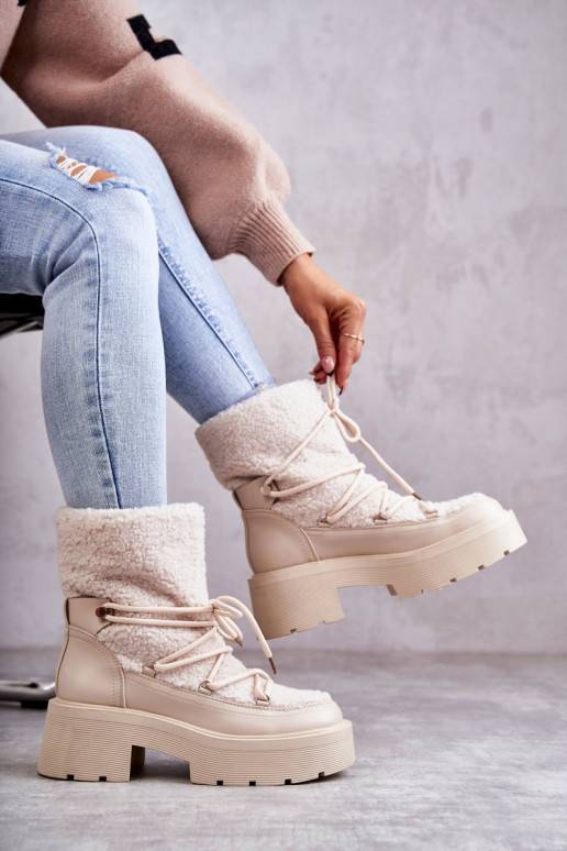 Sieviešu puszābaki sniega apavi ar...