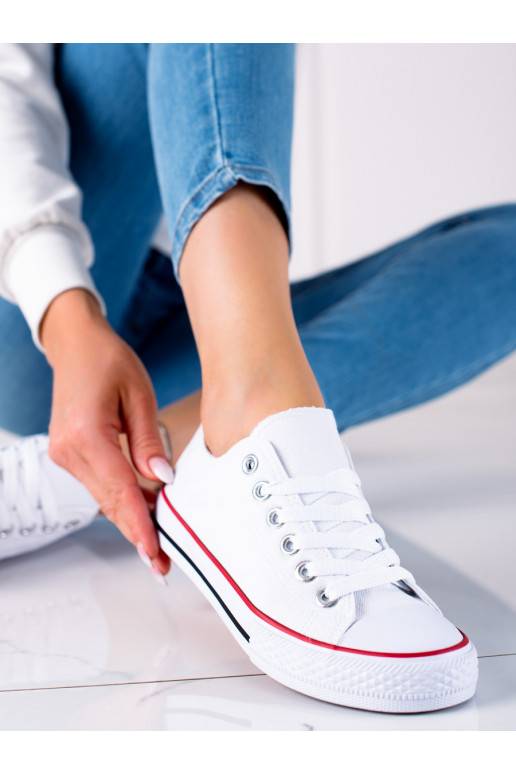  Sieviešu zābaki Shelovet balta krāsa