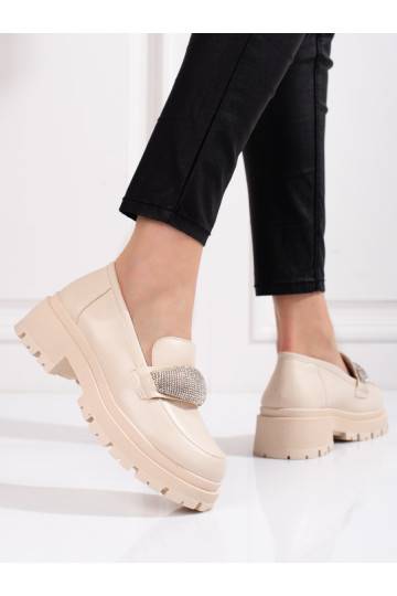 Sieviešu zābaki no eko ādas Shelovet smilšu krāsas 2