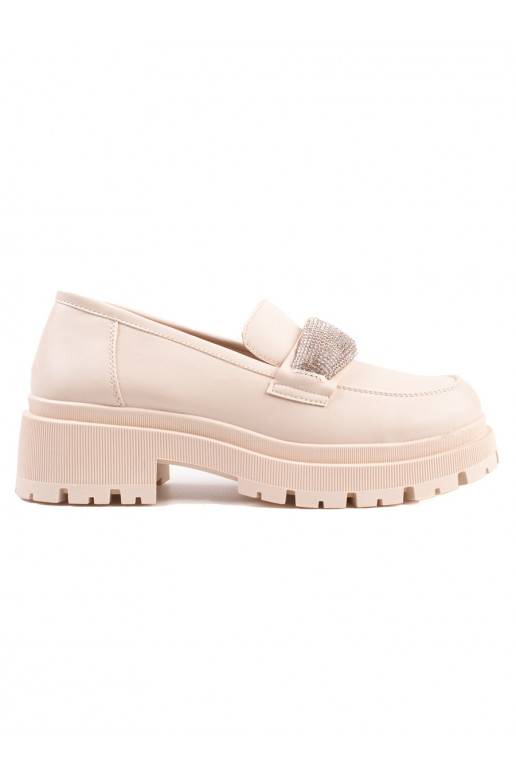 Sieviešu zābaki no eko ādas Shelovet smilšu krāsas