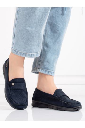 Sieviešu mokasīni Shelovet lekkie Zilas krāsas 2