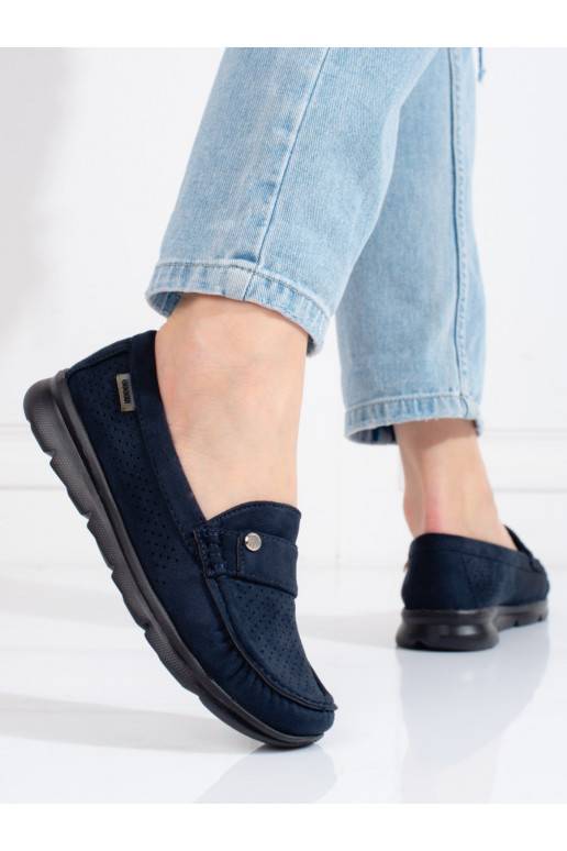 Sieviešu mokasīni Shelovet lekkie Zilas krāsas