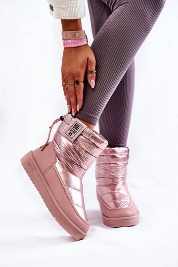 Sniega apavi Big Star Rozā...