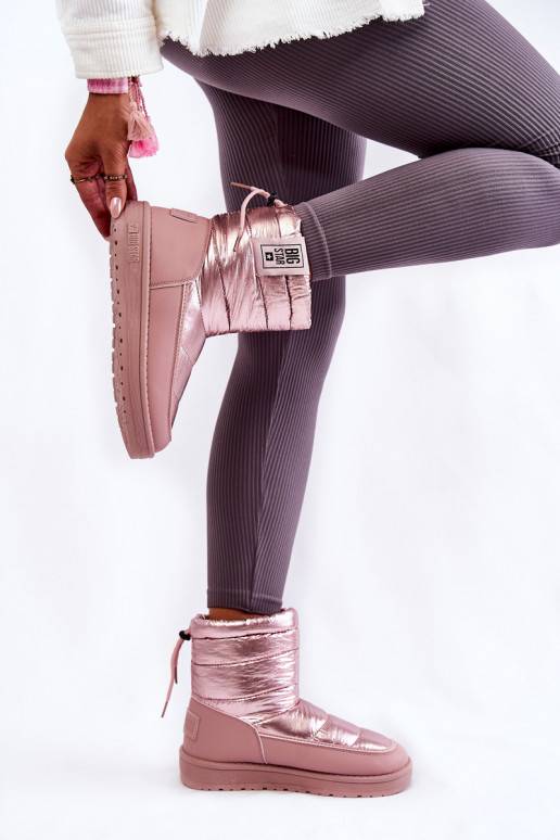 Sniega apavi Big Star Rozā krāsas