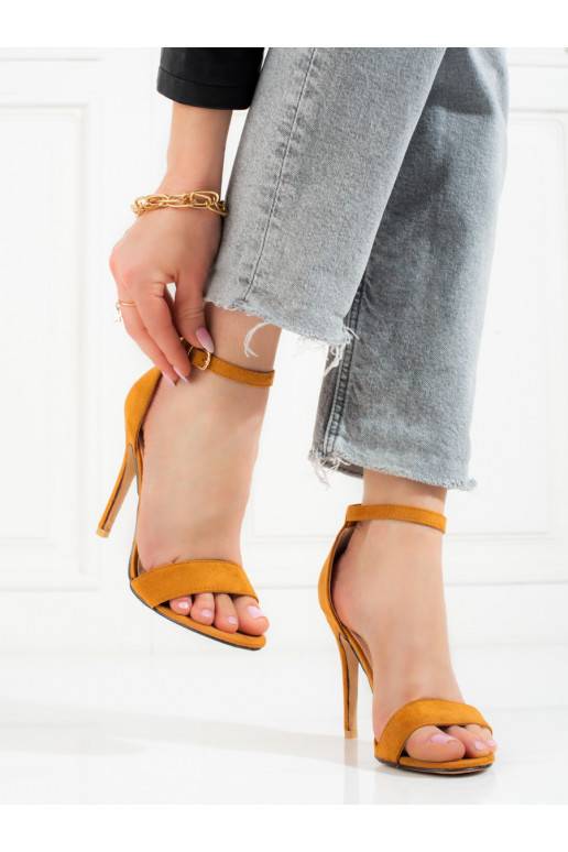sandales  Shelovet musztardowe e