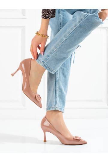 Augstpapēžu kurpes Vinceza  smilšu krāsas 2