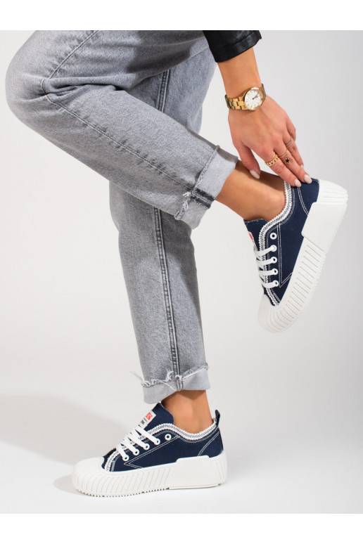  Sieviešu zābaki Shelovet Zilas krāsas