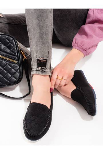  Melnas krāsas mokasīni  Shelovet