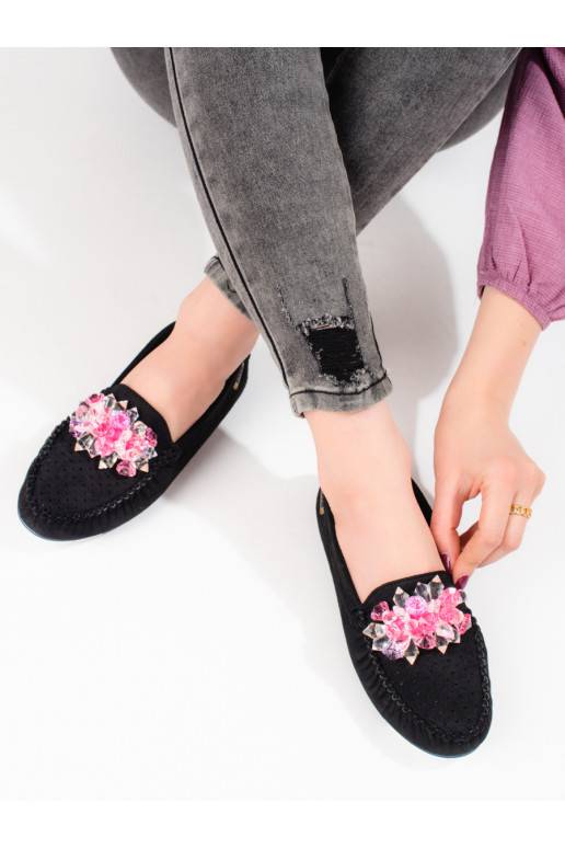 zamšādas  mokasīni Shelovet Melnas krāsas