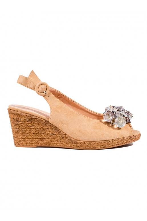  kurpes espadrilas  smilšu krāsas Potocki