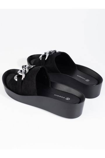 Ērtas Melnas krāsas čības   Shelovet  2