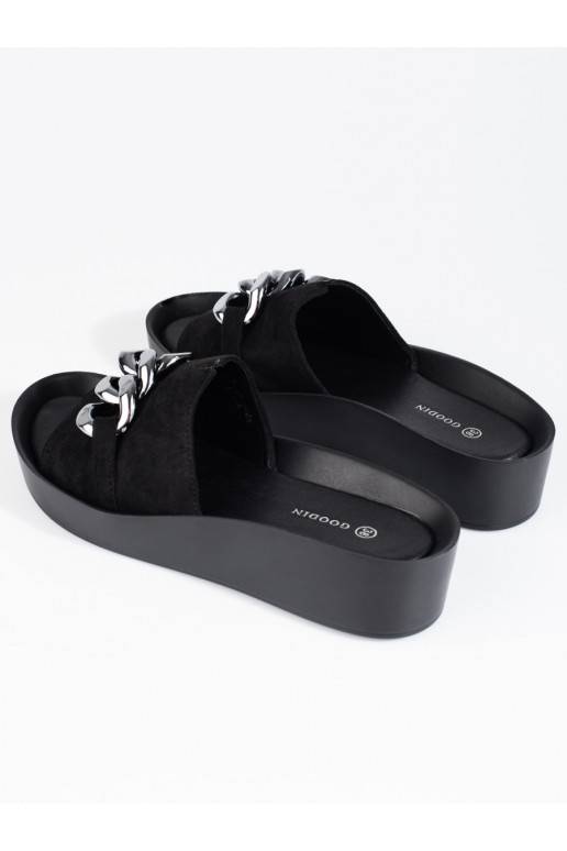 Ērtas Melnas krāsas čības   Shelovet 