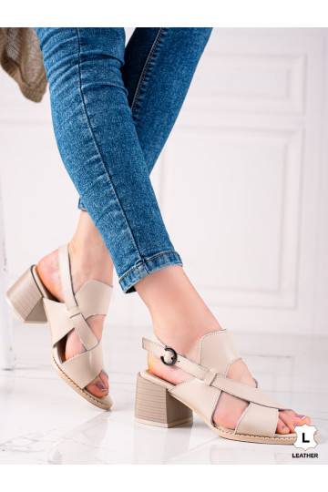 Dabīgas ādas sandales uz... 2