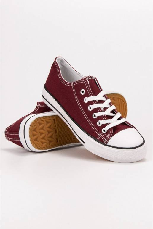  bordo krāsa Sieviešu zābaki Shelovet