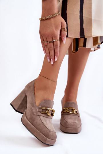 Kurpes Laura Messi brūnas...