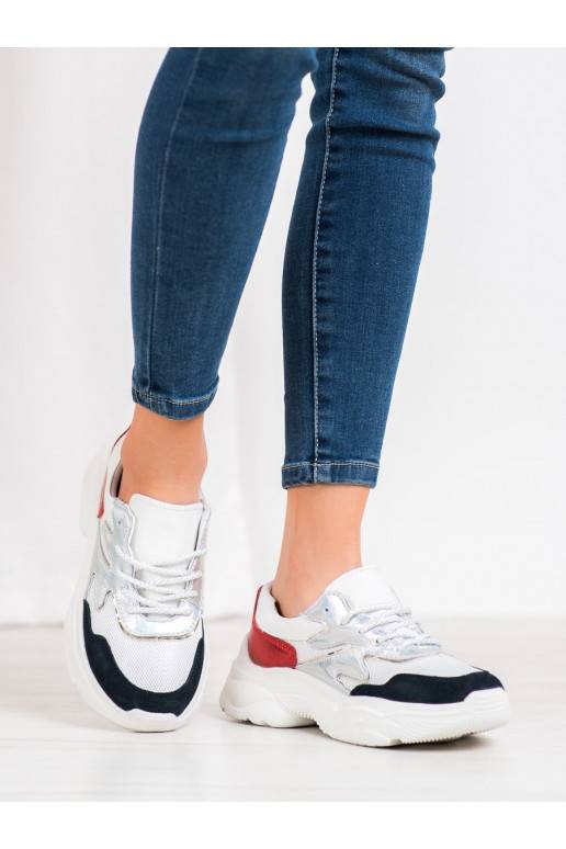 Dabīgas ādas Dažādu krāsu Sneakers apavi modeļa apavi 