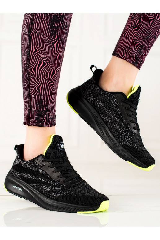 Sporta stila apavi fitness DK Melnas krāsas