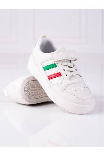 Sneakers apavi modeļa apavi dziecięce Shelovet balta krāsa